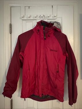 Marmot Rain  Jacket - Hooded Fleece Lining